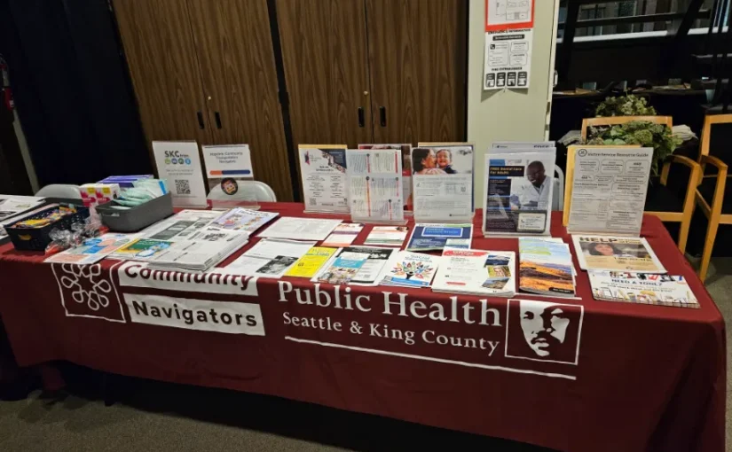 King County Public Health display table