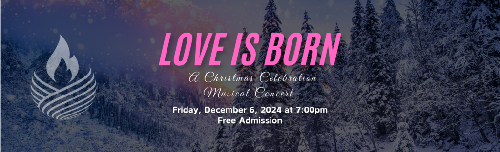 Love is Born Christmas Concert web banner